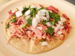 A taco de carnita from Carnitas El Kioskito en Mexico City.