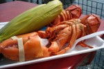 Lobster with corn