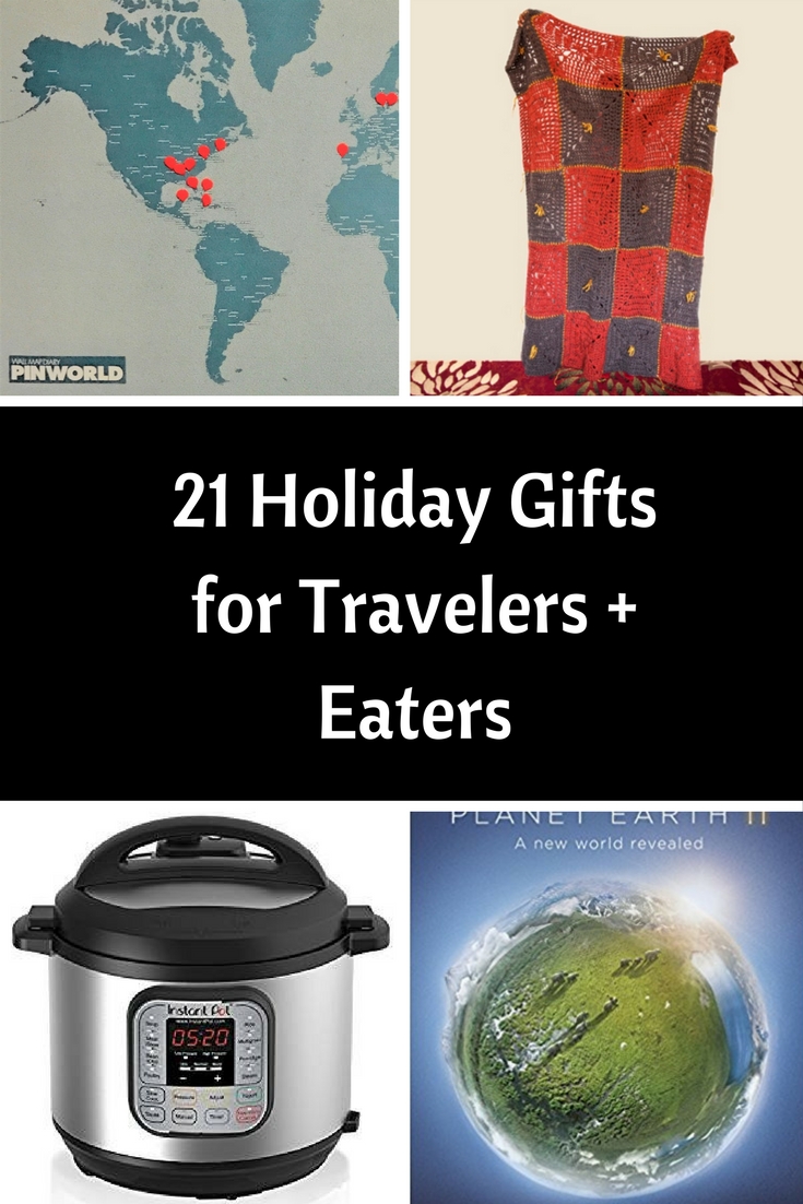 Holiday gifts for travelers and eaters