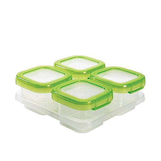 OXO tot freezer storage containers, good for traveling with baby