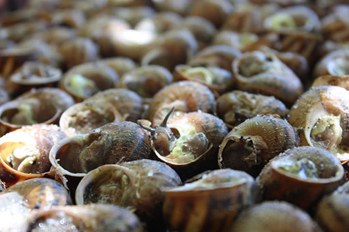 Cargols, or snails, a popular food from Andorra