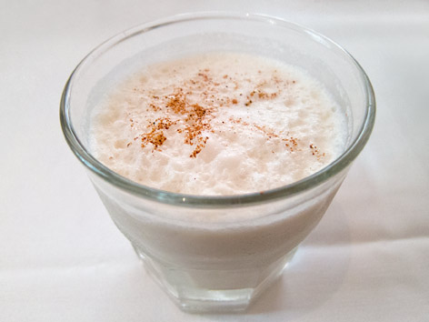 A brandy milk punch from New Orleans