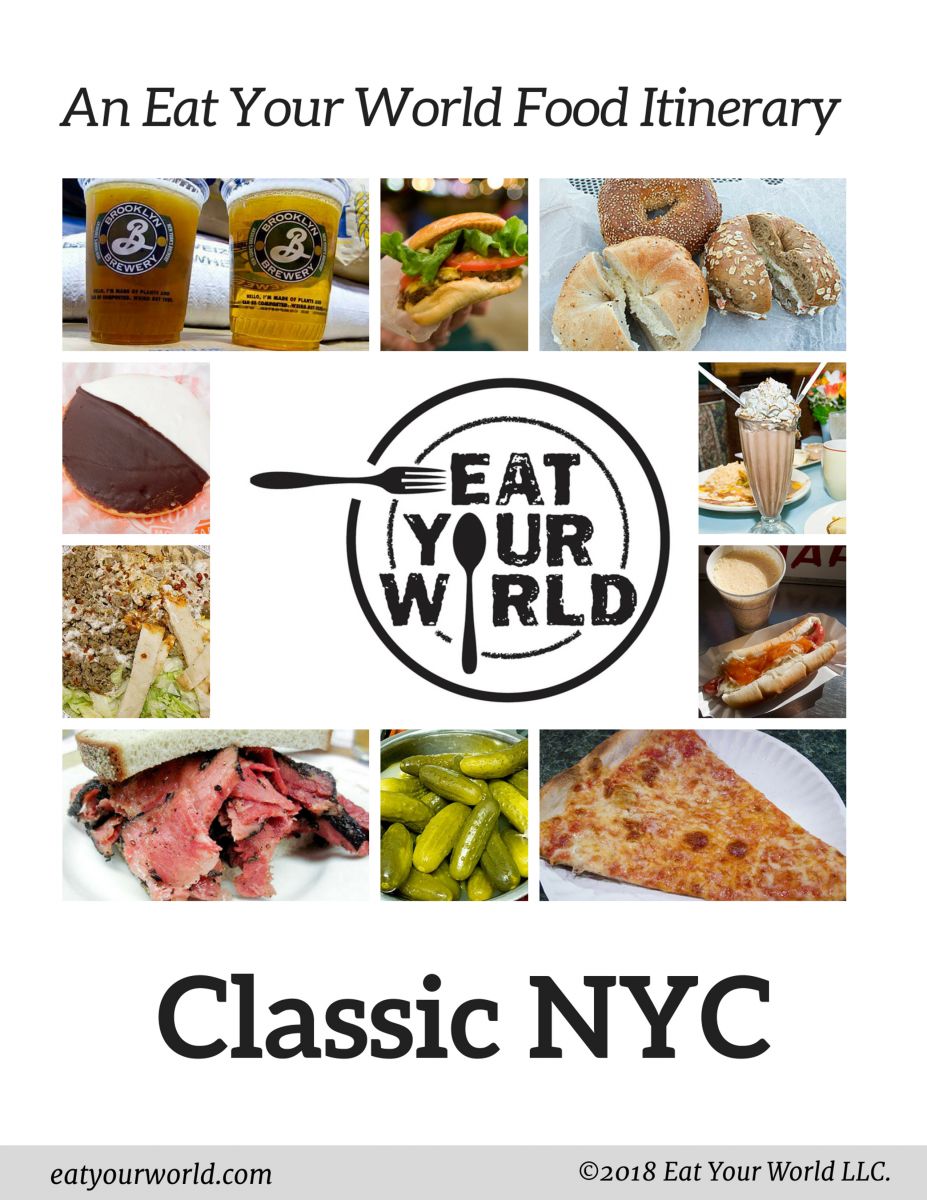 Classic NYC foods one-day eating itinerary