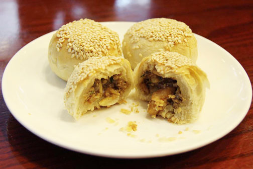 Crab shell pastry in Shanghai, a local specialty