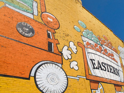 Mural at Eastern Market in Detroit