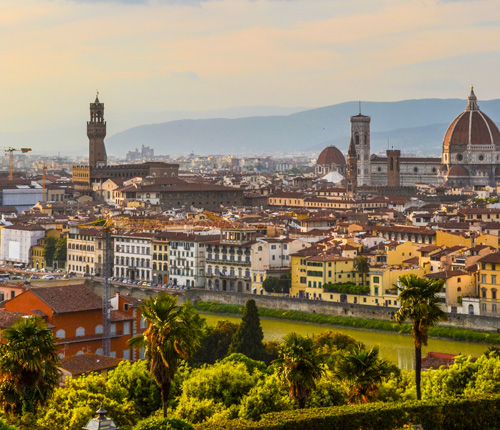 The cityscape of Florence, Italy
