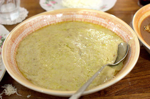 Al Harees, a porridge-like Emirati dish in Dubai