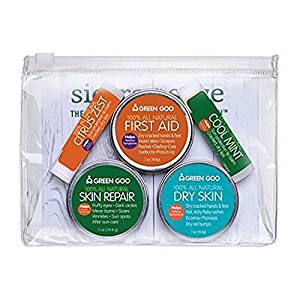 Green Goo travel pack of natural salves