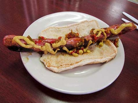 Jersey Shore footlong hot dog from Max's in Long Branch