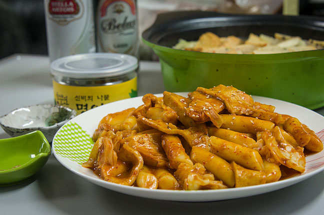 Korean rice cakes, or tteok