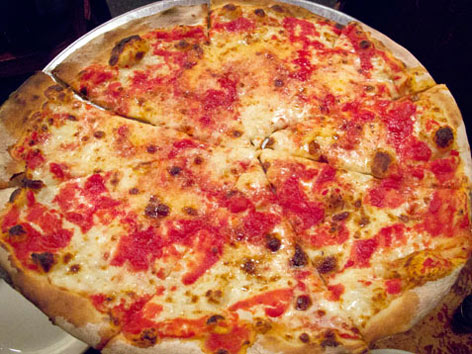 Coal-fired brick-oven pizza from New York City