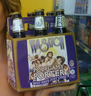 Polygamy Porter craft beer from Utah