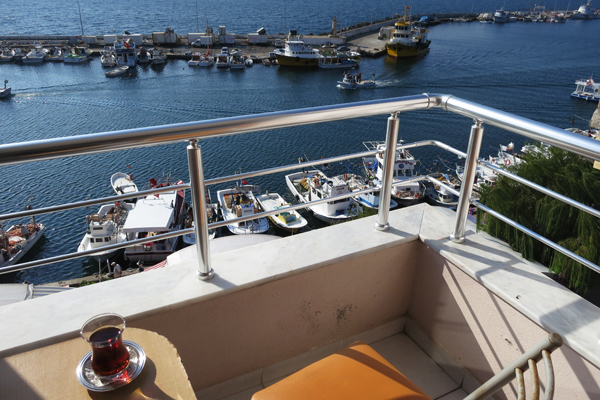 View of Sinop harbor, Turkey