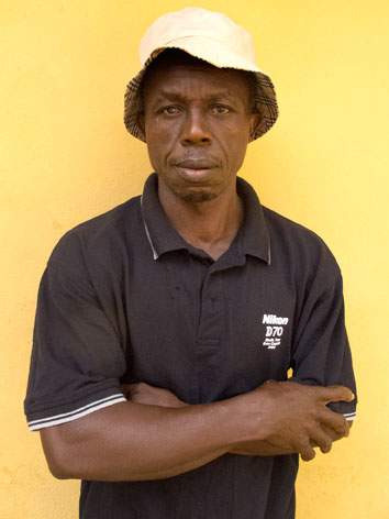 Lahai Sesey, the chef at Tiwai Island Wildlife Sanctuary, Sierra Leone