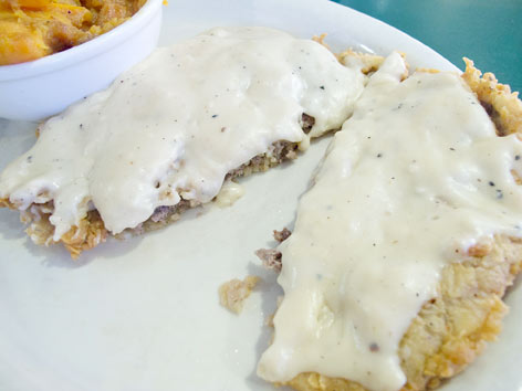 Chicken-fried steak from Hoover's Cooking in Austin, Texas.