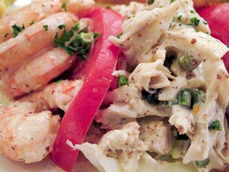 Crabmeat and shrimp Maison from Galatoire's in New Orleans. 