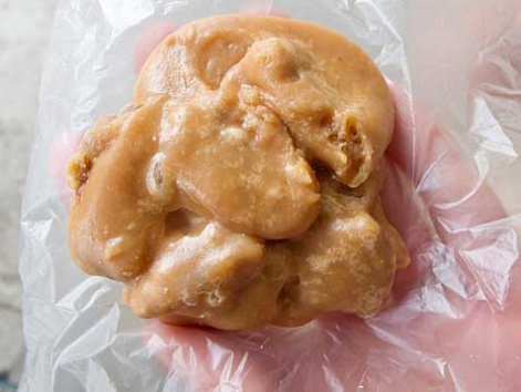 Creole praline from Southern Candymakers in New Orleans. 