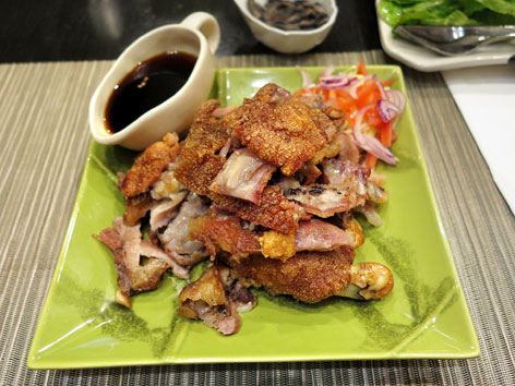 Crispy pata from Manila, the Philippines