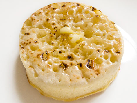 Crumpets - London, England  Local Food Guide