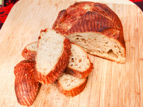 Sourdough bread from Josey Baker Bread at the Mill, San Francisco