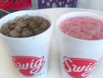 Two sodas from Swig N' Sweets, a popular Utah soda shop chain.