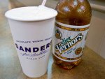A Boston cooler and Vernors soda from Sanders in Detroit, Michigan.