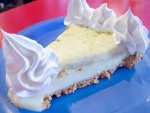 A piece of key lime pie from Mrs. Mac's Kitchen in the Florida Keys.