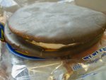 A chocolate MoonPie from Nashville, Tennessee.