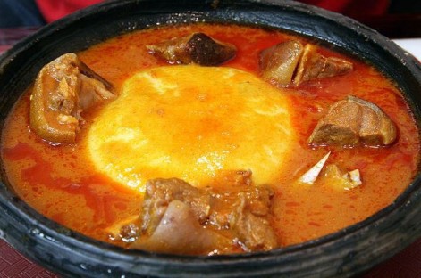 Ghanaian Fufu With Palm Nut Soup - Ghana | Eat Your World