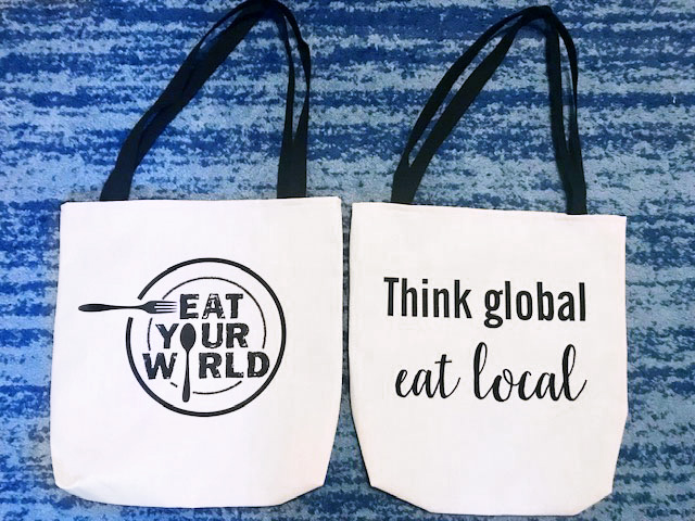 Eat Your World Tote Bag