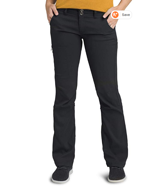These prAna pants are the best travel pants for women