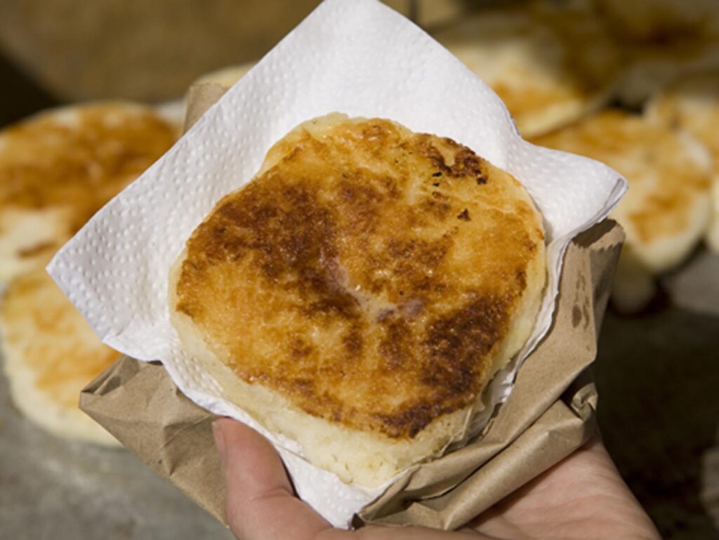 Arepa con queso