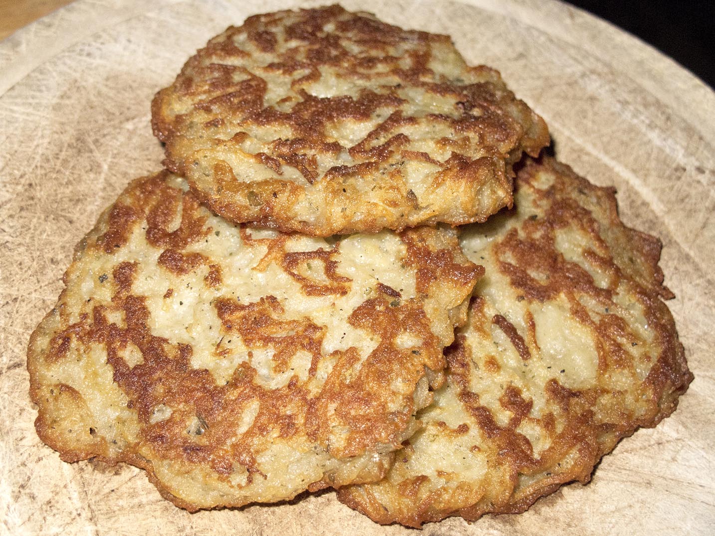 Bramborák (potato pancakes)