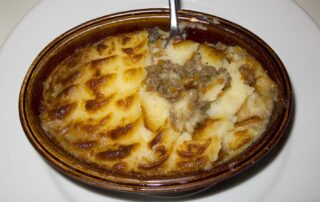 Cottage pie from the Albion Cafe in London, England
