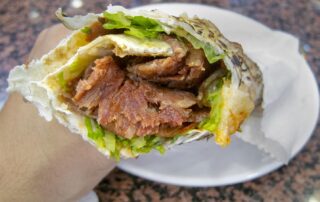 Doner kebab in Istanbul, Turkey