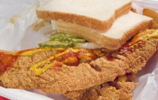 Hot fish from Bolton's Spicy Chicken and Fish in Nashville.