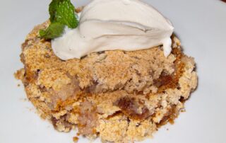 Huguenot torte from Middleton Place, in Charleston, South Carolina