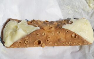 An Italian cannoli from Termini Bros. Pasticceria in Philadelphia.