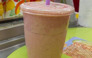 A licuado, or shake from Cokteleando in Mexico City.