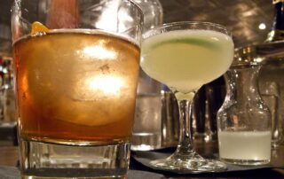 A bourbon and a rum cocktail from Patterson House in Nashville, Tennessee