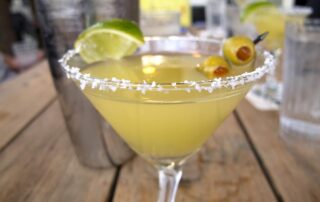 A Mexican martini from Trudy's in Austin, Texas.