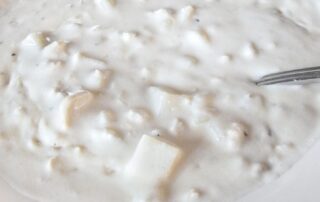 New England clam chowder from Legal Seafoods in Boston.