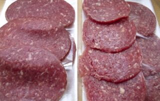 Ossenworst from a butcher, T.F.M. Louman, in Amsterdam.