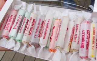 Saltwater taffy from Berkeley Sweet Shoppe on the Seaside Heights boardwalk