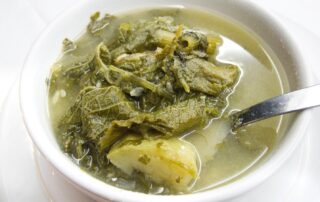 Sopa de guias from Casa de la Abuela in Oaxaca, Mexico.