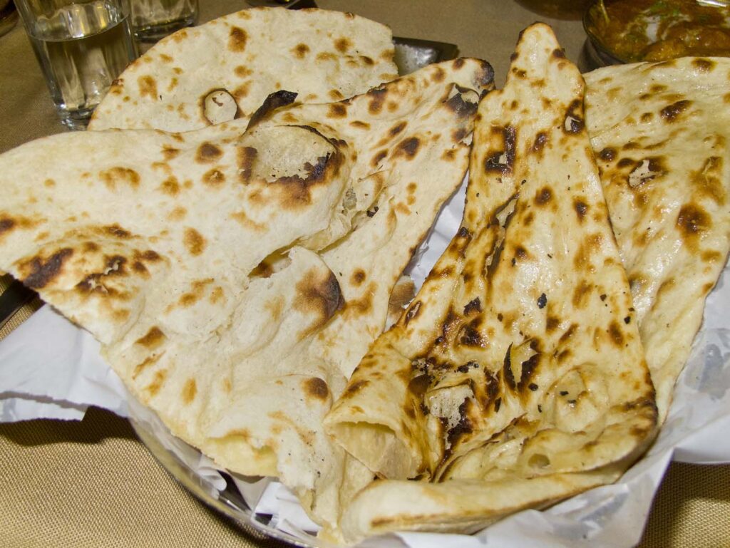 Indian breads: Naan, roti, chapati