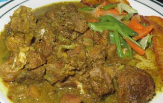 Curry goat from Port Antonio, Jamaica