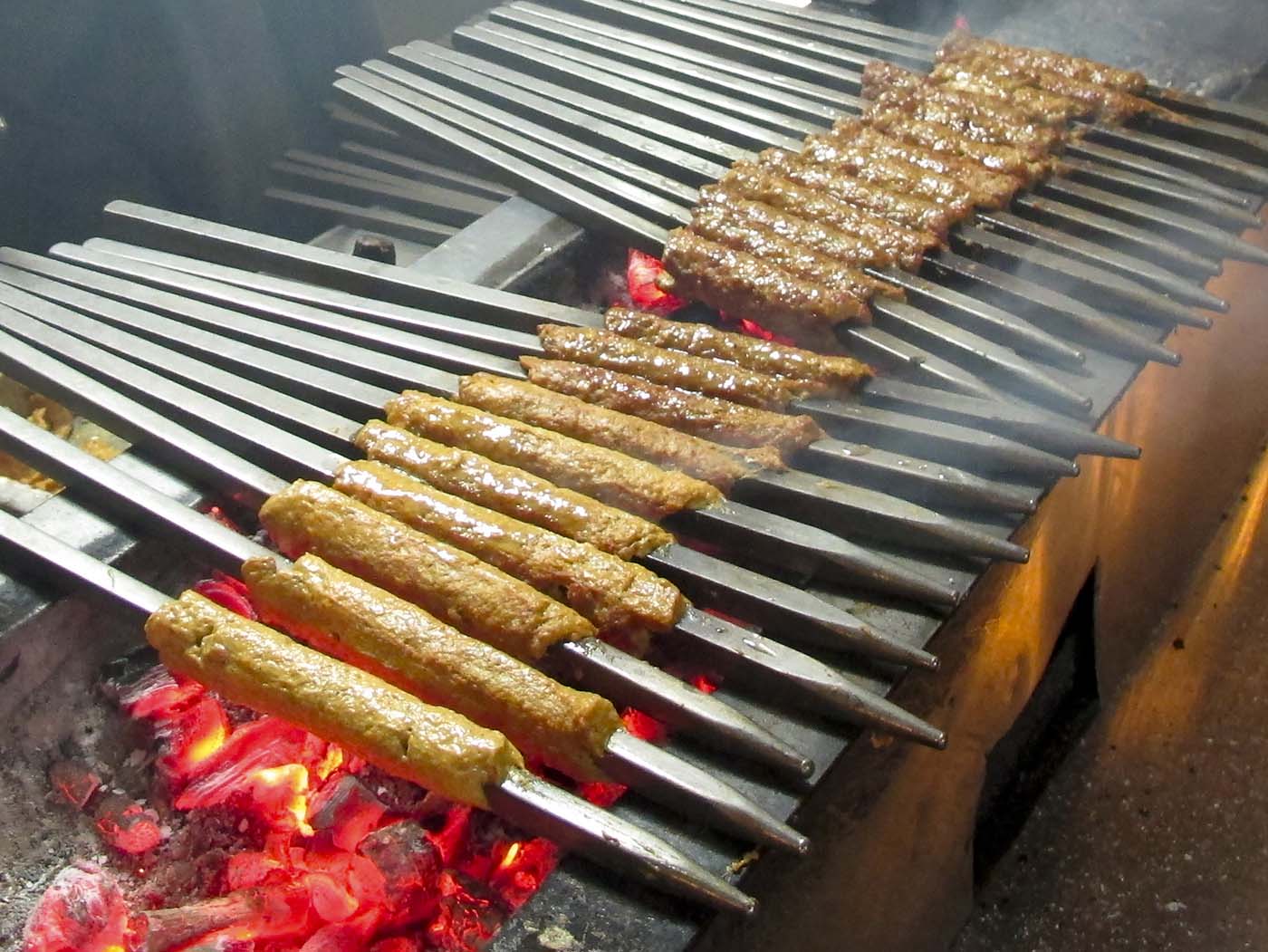 Kebabs: mutton seekh, chicken tikka