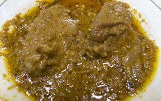Mutton korma from Al-Jawahar in Delhi, India.
