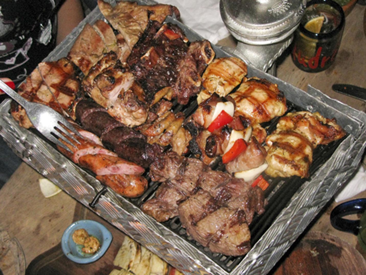 Parrillada (grilled meats, steak)